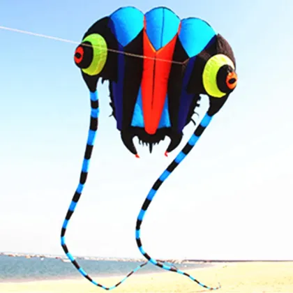 New Design Fish Kite & Inflatable Show Octopus Kite - 3D Animal Shape Soft Kites from Factory Supply