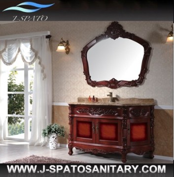 Antique Classic Furniture with Mirror and Vanity (JS-E035)