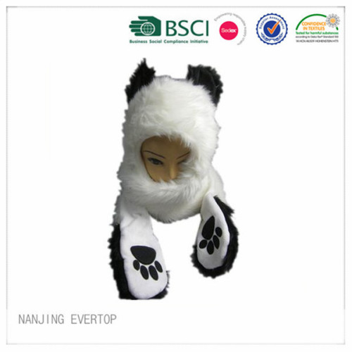 Chapeau d’Animal hiver nouvelle Europe longue peluche ours