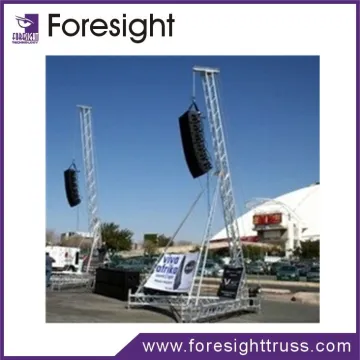 speakers hanging truss concert lighting tower truss