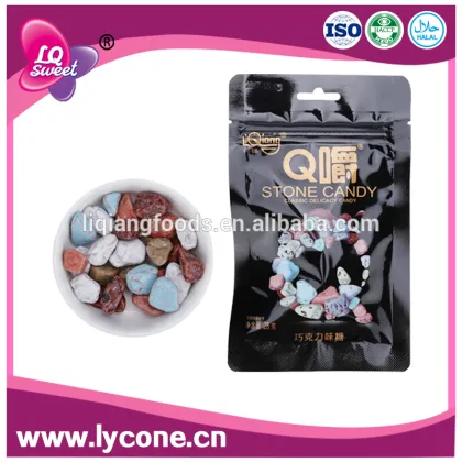 Black bulk hot chocolate stone candy