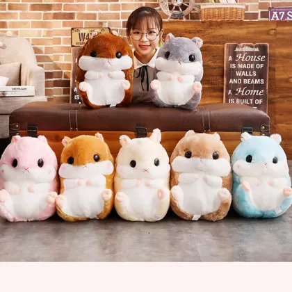 2021 Bestselling Custom Stuffed Hamster Plush Toys with Blanket