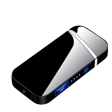 Heißverkaufswinddichtes Dual -Bogen Flameless Touch Sensor Metall Ladung Elektrischer Feuerzeug mit anpassbarem Logo und USB -Ladefunktion