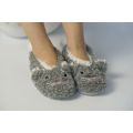 Girls Cute Winter Thick Slipper Socks With Grips