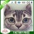 2014 AIMIGOU cat face colorful wholesale women coin purse