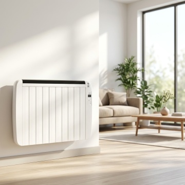Calentador de panel ultradelgado blanco de 1800W para uso doméstico o hotelero
