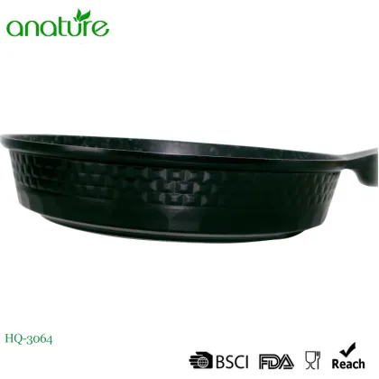 Diamond Design Kitchen Utensil Die Cast Fry Pan