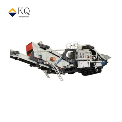 Caterpillar Impact Stone Crusher with Vibrating Screen