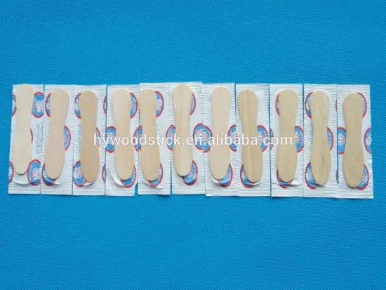 Wholesale Different Size Ice Cream Spoon Paper Wrapped