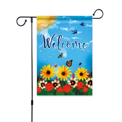 High quality outside Double Side custom garden flag