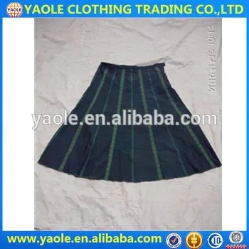 summer islamic used clothing women cotton skirts for sale