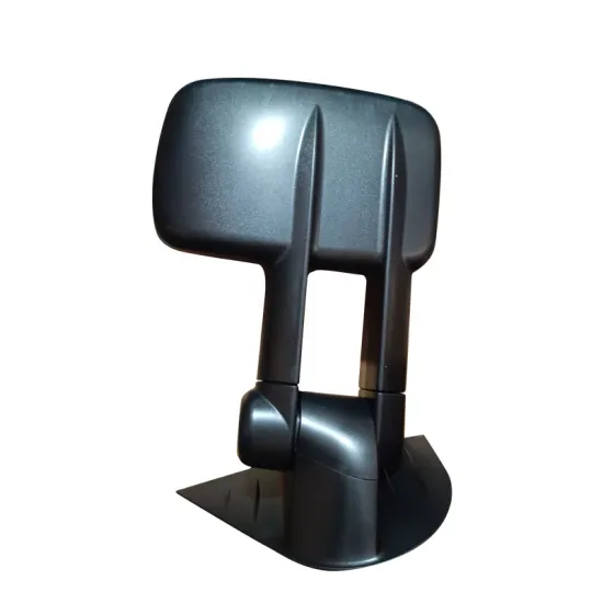 Telescopic Towing Mirrors for 2007-2014 Chevrolet Silverado: Textured Black Manual LH and RH