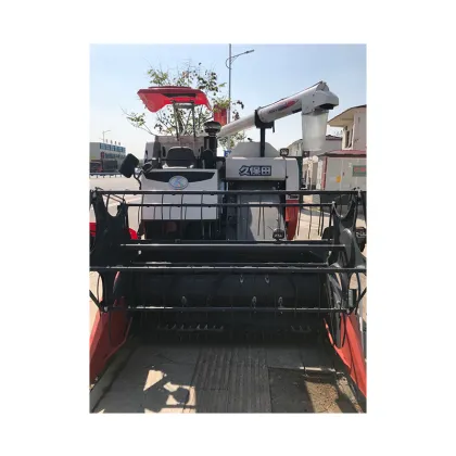 Good Quality Used Kubota 758Q Automated Wheat Harvester