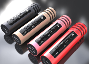 Hot selling portable karaok microphone for mobile phone