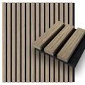 Melamine veneer wood slat panel Wood Design PVC Interior Decorative Wall Panels Manufactory