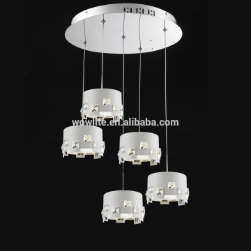 5L LED Pendant Light with crystal lamp D1688-5
