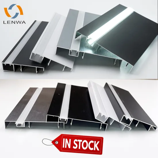 LENWA ALUMINIUM 80mm LED Trim Duct Baseboard Lighting