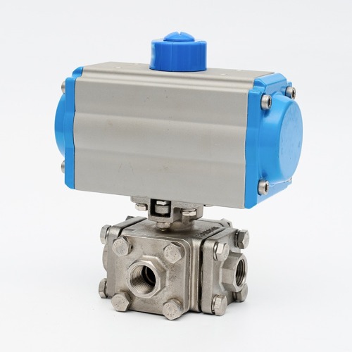 Stainless Steel Pneumatic Actuated Ball Valve