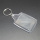 34x45MM Photo Holder Acrylic Clear Plastic Keyring