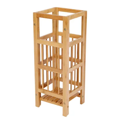 Indoor 4 TIER Bamboo Umbrella Stand/Decorative Wet Umbrella Holder/Home umberlla rack