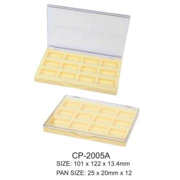 Plastik Plastik Square Twelve Godets Compact Case CP-2005a