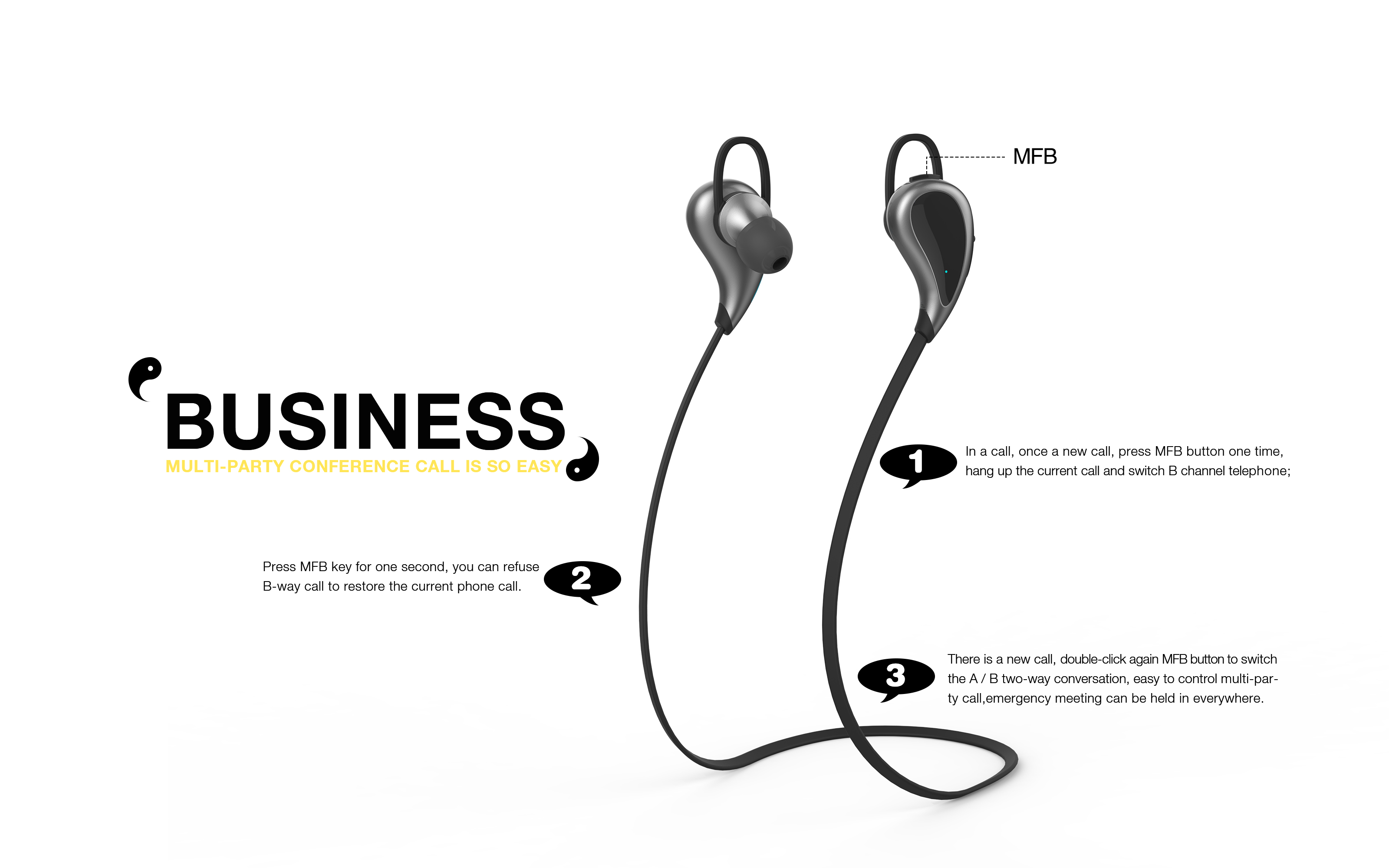 Noise Cancelling Bluetooth Headset