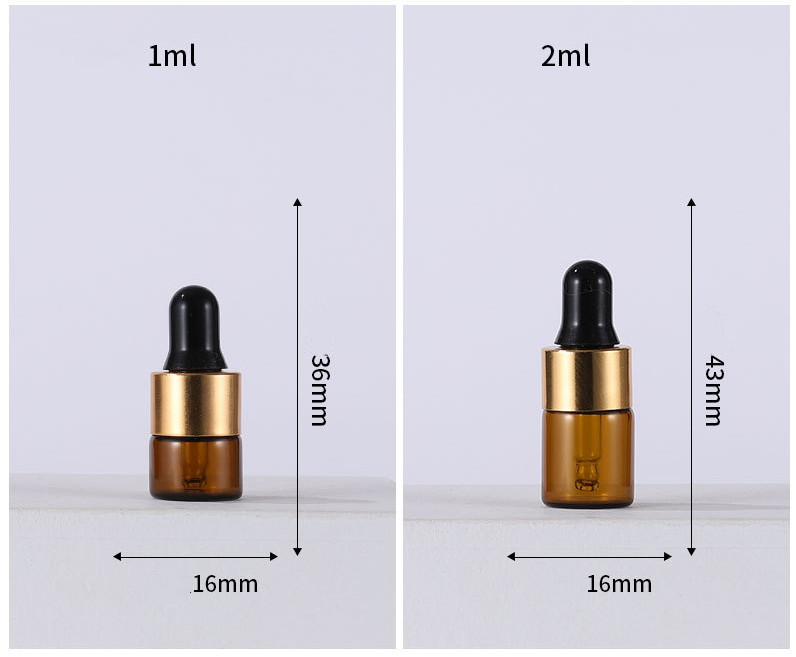 Mini Glass Dropper Bottles