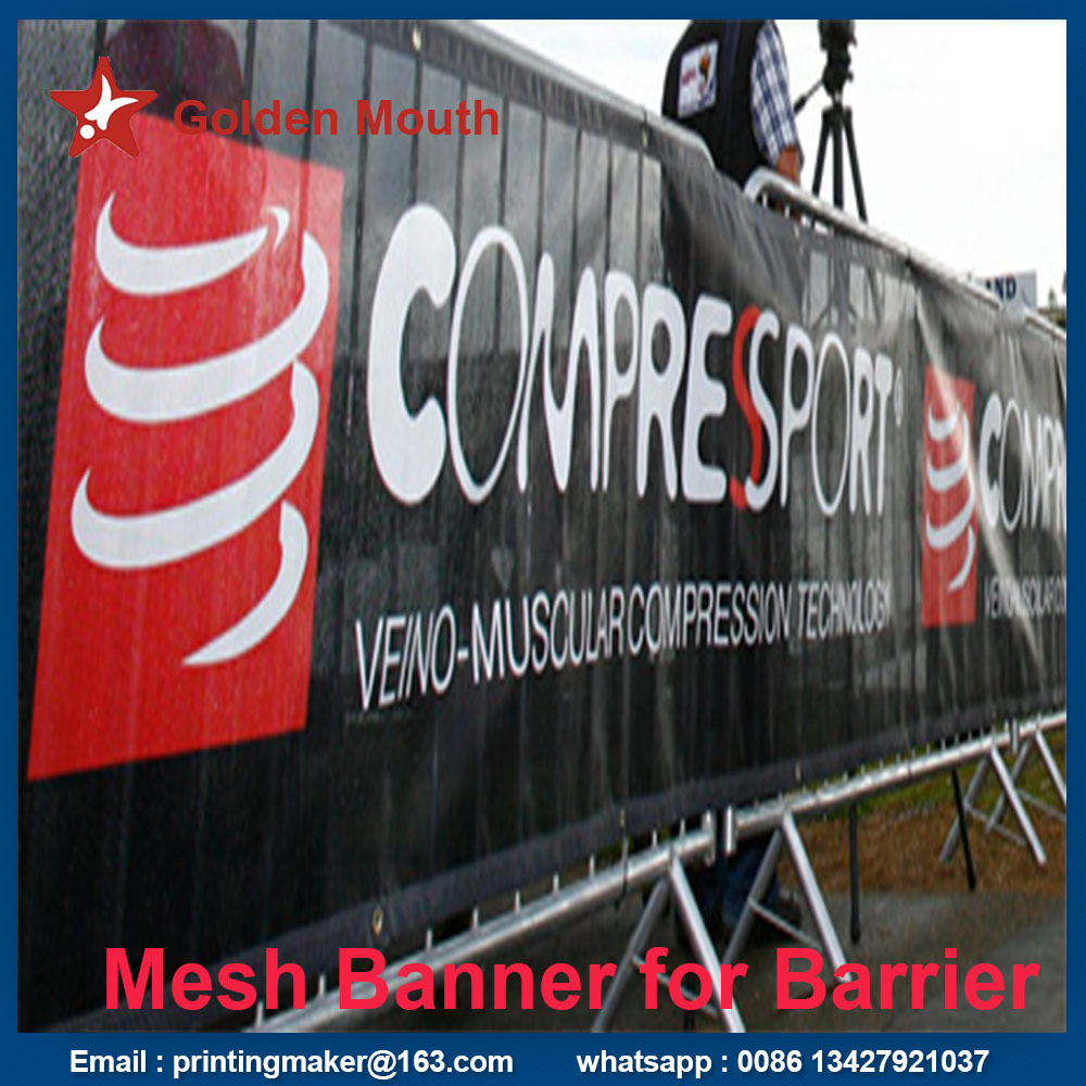 mesh banner for barrier