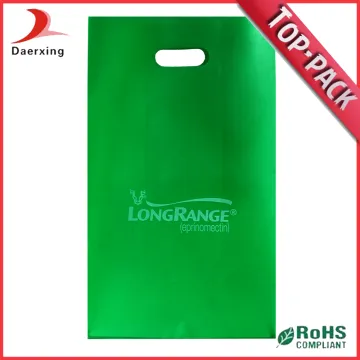 Die Cut Plastic Shopping Bag Reusable