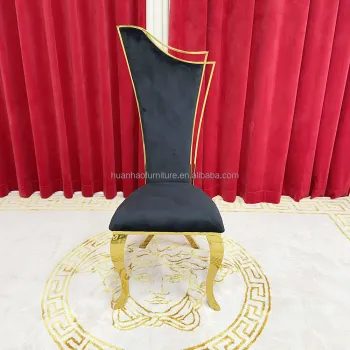 Modern Velvet Dining Chair Set with Metal Legs - Factory Direct