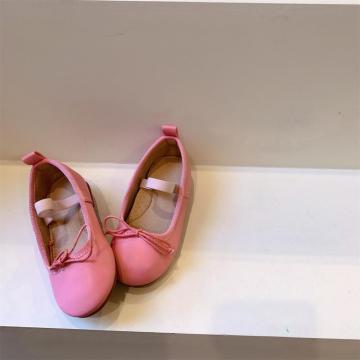 Novos sapatos de vestido de dança para bebês de salto baixo para crianças