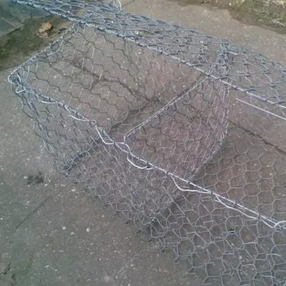Top Quality Galvanized Hexagonal Gabion Box for River Bank Protection