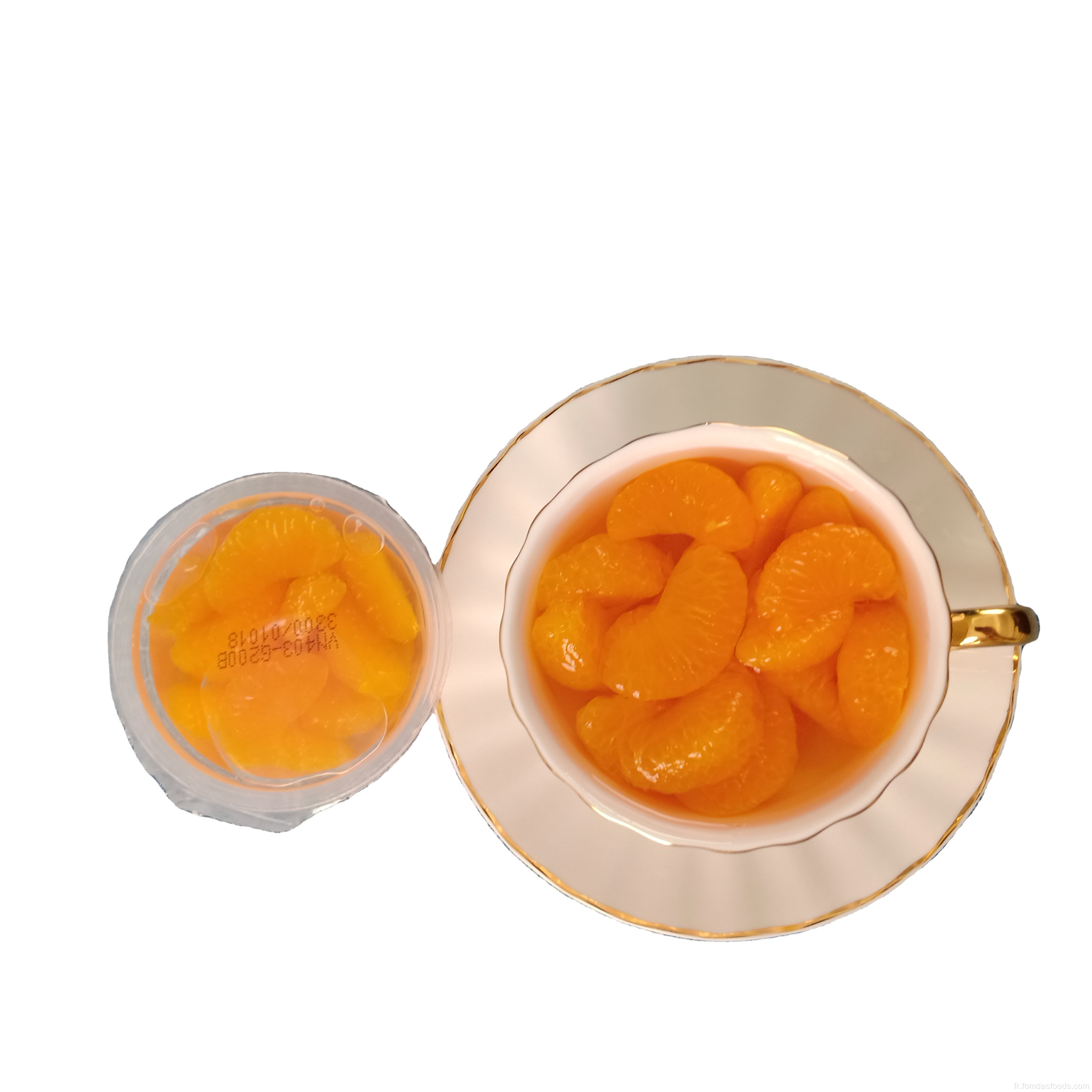 4 oz en conserve de mandarin orange en sirop de lumière