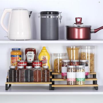 3 Tier Step Shelf Organizer for Cabinet Countertop