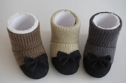 The atmosphere of children's boots
