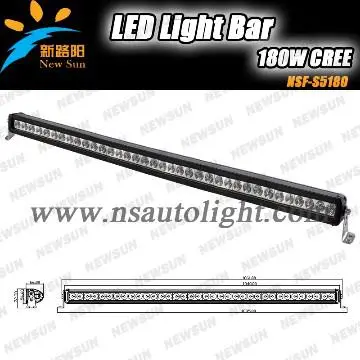 43inch 180W Led Work Light,4x4 Cree LED Light Bar,led driving light