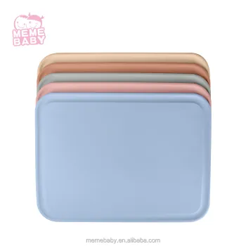 BPA Free Kids Dining Table Baby Silicone Placemat