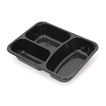 Compartments Food Container Box PET Vegetables Tray