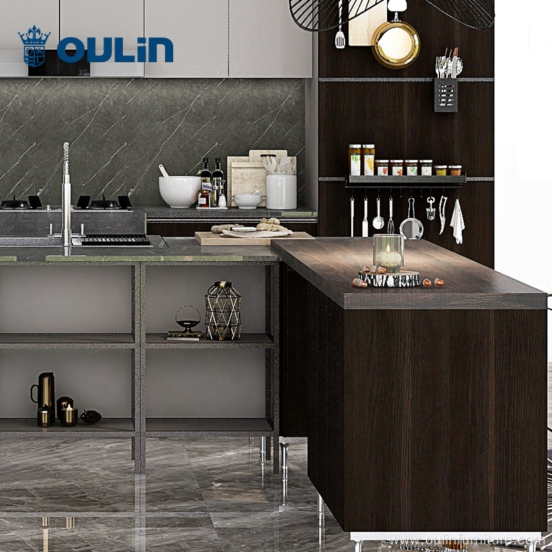 Modern fashion light luxury kitchen cabinet