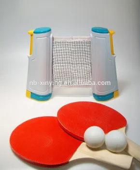 Adjustable tablle tennis set in anywhere