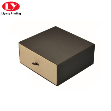 black color drawer packaging belt box package