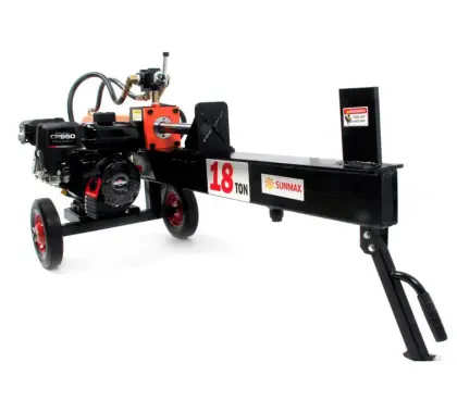 Electric wood splitting and splitting machines