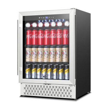 150L Under-Counter Beer Fridge with Glass Door for Bars and Households