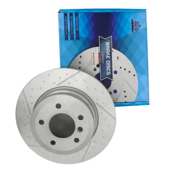 Wholesale China New Car Auto Parts: Drilled Slotted Brake Disc, Carbon Ceramic Front Disc Brake Rotor