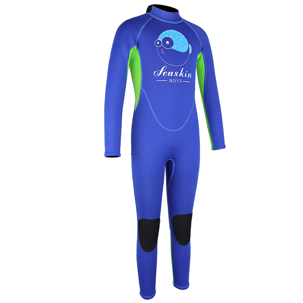 Selam wetsuit penuh dari Seaskin Blue1.5mm