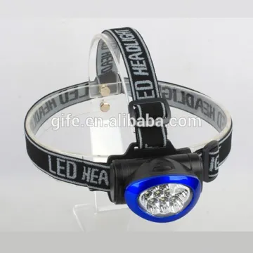 GF-8001 Factory Custom Made Color Customized Plastic Cheap 8 Led headlamps for kids