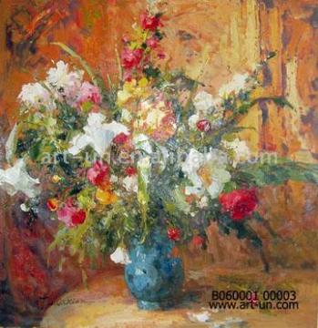 Reproduction Still Life Oil Painting (Impression Flower)