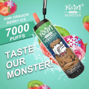 VAPE DISPOSIÁVEL VAPE POD R&amp;M MONSTER 7000 Cigarros eletrônicos