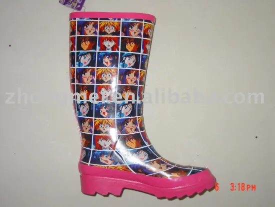 ladies rubber boots(rb-015)