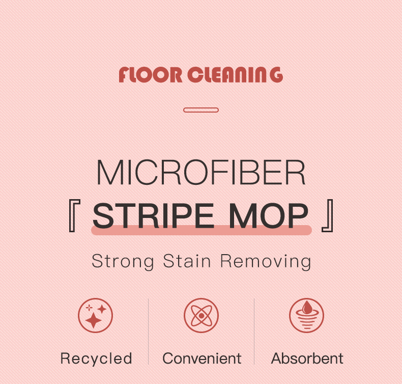 Microfiber Flat Mop Head 